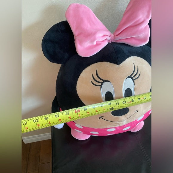 Stuffed Animal Plush Toy, Disney Baby Minnie Mouse, 20” Pink & black - Picture 4 of 13